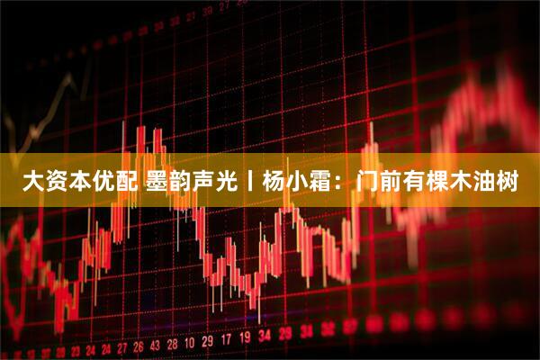 大资本优配 墨韵声光丨杨小霜：门前有棵木油树