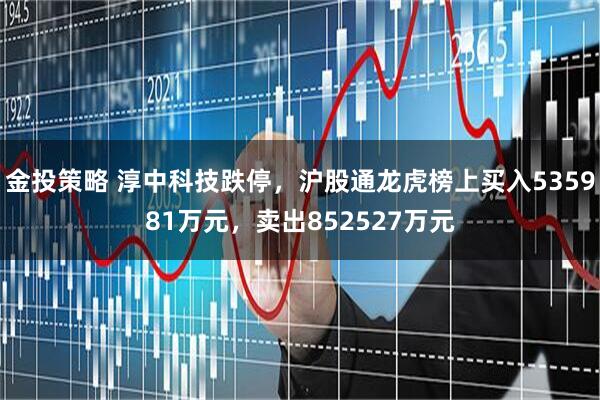 金投策略 淳中科技跌停，沪股通龙虎榜上买入535981万元，卖出852527万元